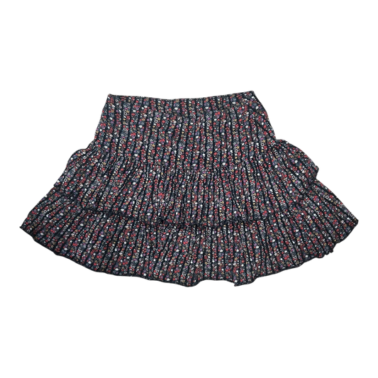 Lindex Rock Damen S Baumwolle Blumenmuster Volants Sommerrock Bunt